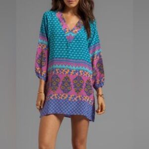 Anthropologie Tolani Nisha Silk Dress Medium